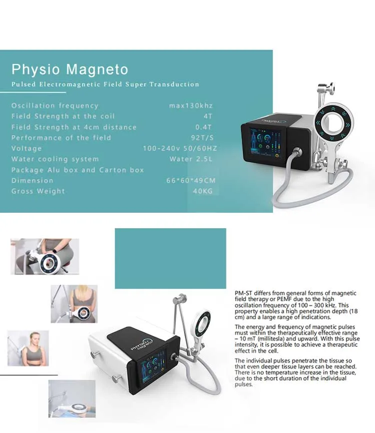 Equipment Electronic Devices for Rehabilitation in Physiotherapy in Spinal Therapy Tens Physiotherapy Emtt Extracorporeal Magneto Transduction Pain Relief