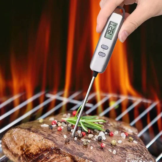 Thermomètre à viande pour barbecue à lecture instantanée, le meilleur vendeur d'Amazon, avec sonde super longue